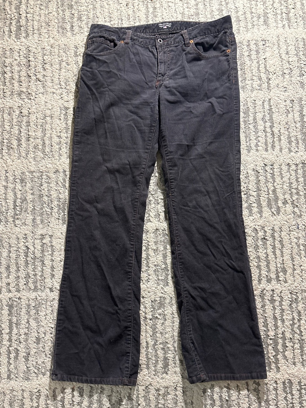 Polo jeans co Ralph Lauren gray corduroy straight leg pants size 10